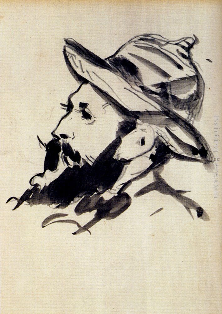 Eduard Manet Had Of A Man (Claude Monet)